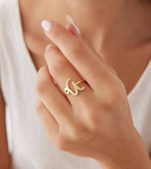 Personalized Midi Zodiac Ring