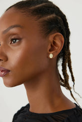 Birth Flower Earrings – 18K Gold-Plated Sterling Silver Floral Stud Earrings