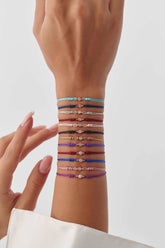 Custom Woven Braided Birth-Month Color Bracelet