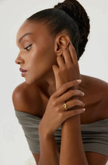 Gold Knot Ring – 18K Gold-Plated Sterling Silver