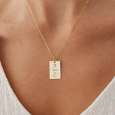 Plate Name Necklace, Baby Name Necklace, Alphabet Necklace, My Name Necklace, Number Necklace, Custom Name Plate, Id Necklace