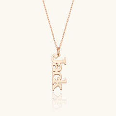 Personalized Name Necklace, 18K Gold-Plated Sterling Silver