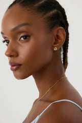 Dainty Tree of Life Stud Earrings, 18K Gold-Plated Sterling Silver Nature-Inspired Elegance