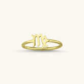 Tiny Zodiac Ring – 18K Gold-Plated Sterling Silver