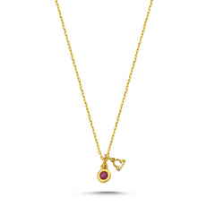 Discover Personalized Elegance with Our Birthstone Zodiac Sign Necklace