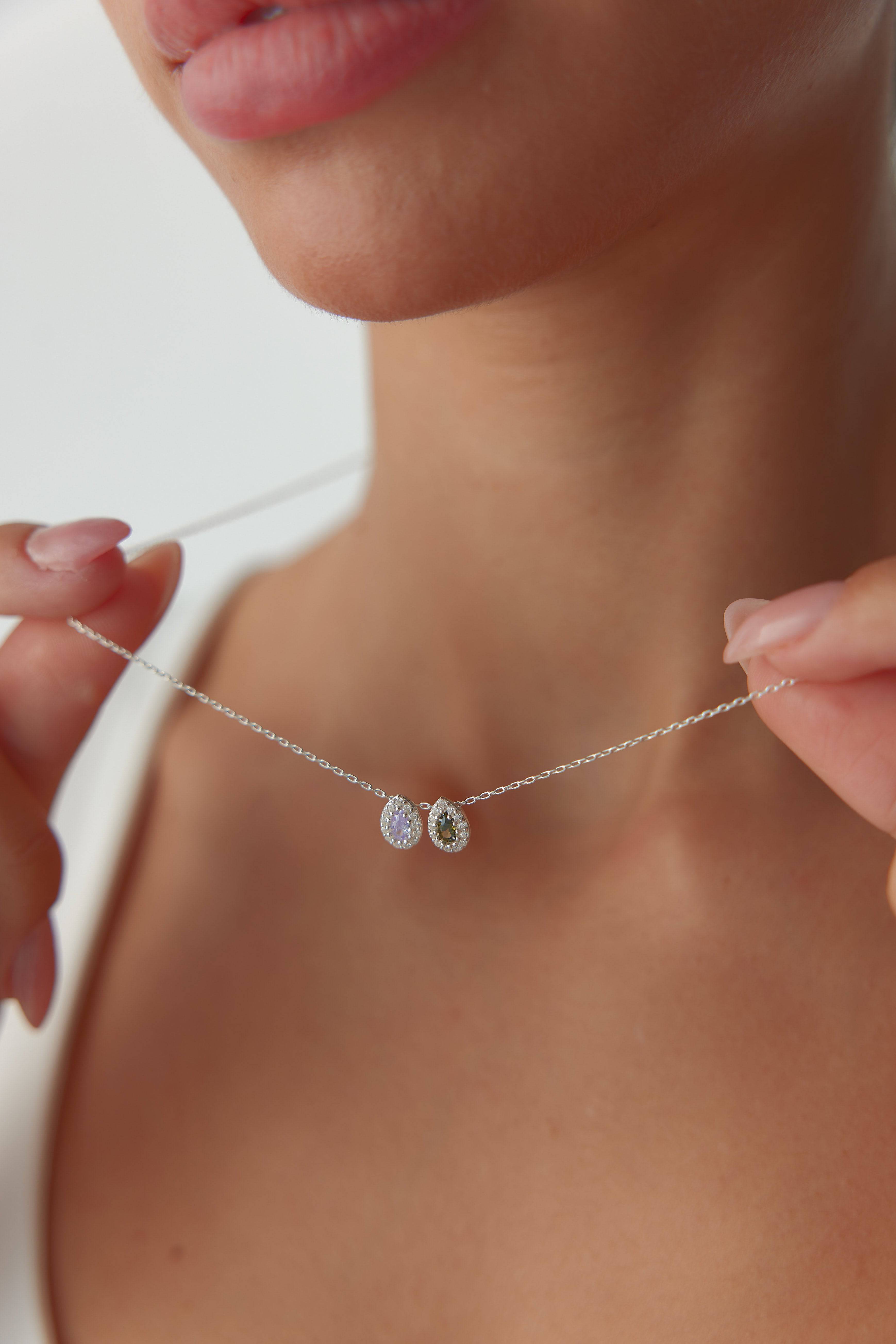 Birthstone Family Necklace