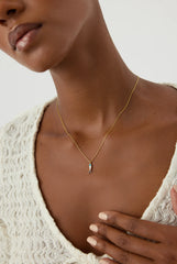 Double-Sided Fish Necklace - 925K Sterling Silver with Enamel