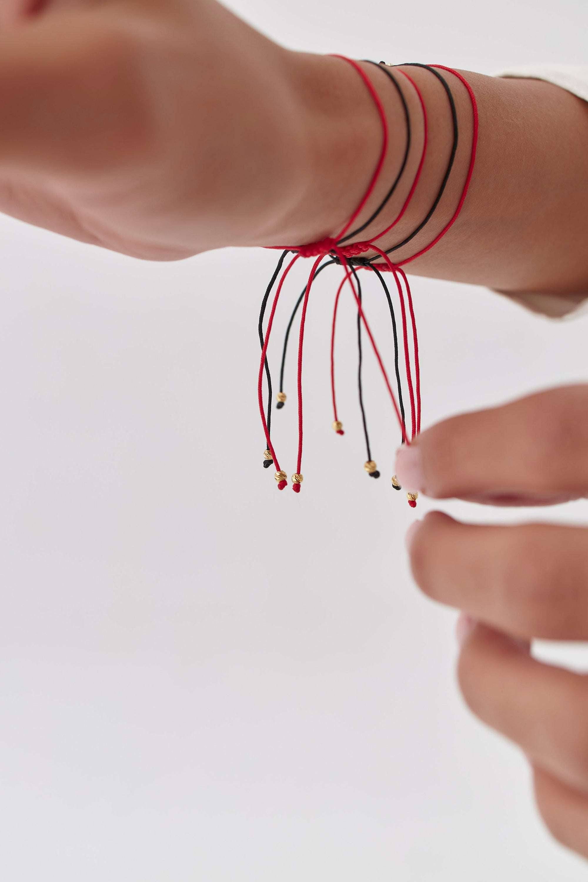 Custom Woven Letter Bracelet