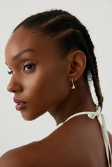 Dainty Butterfly Hoop Earrings – 18K Gold-Plated with CZ Stones