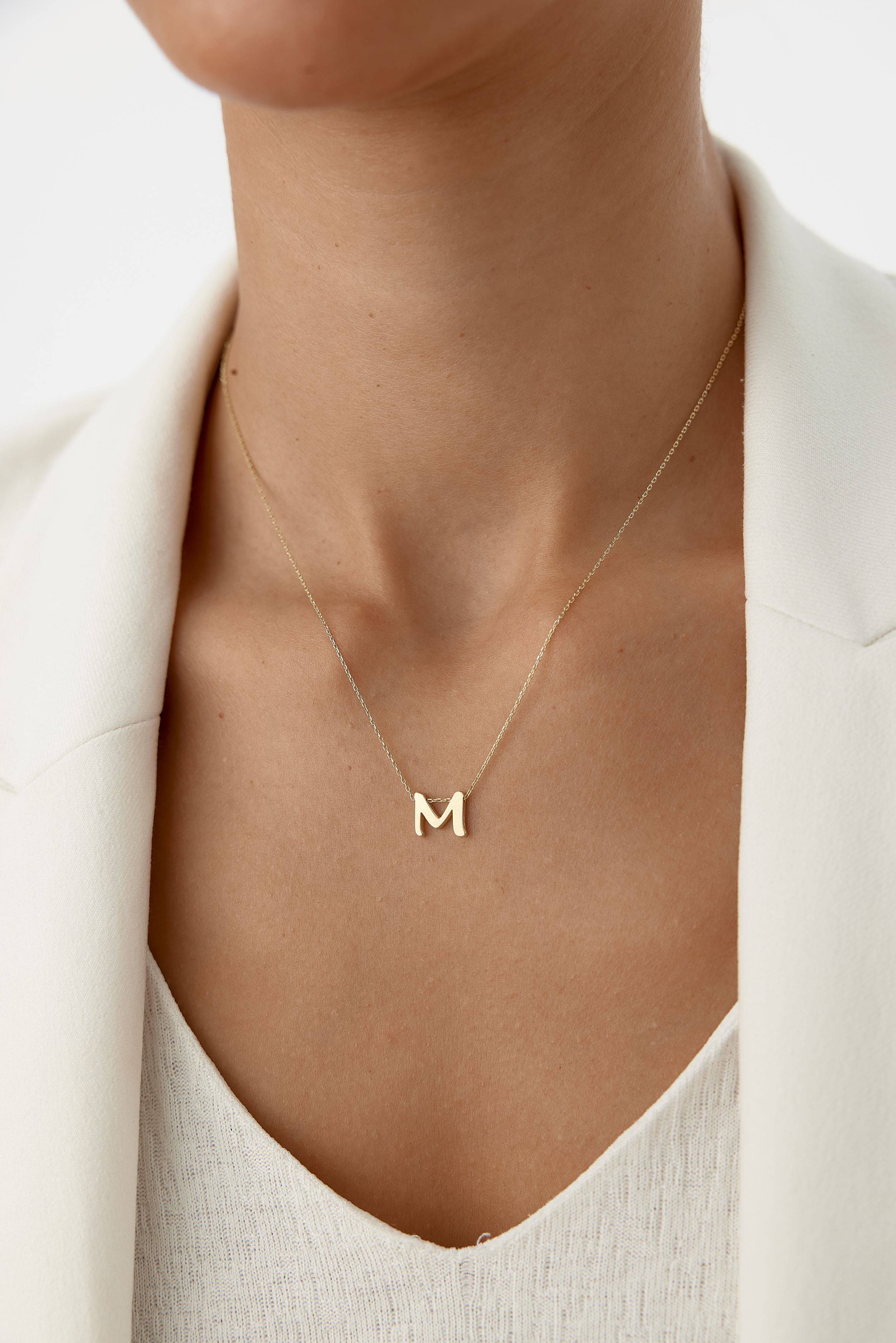 Dainty Alphabet Letter Necklace